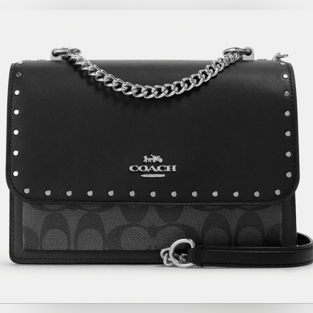 Coach chain strap crossbody purse